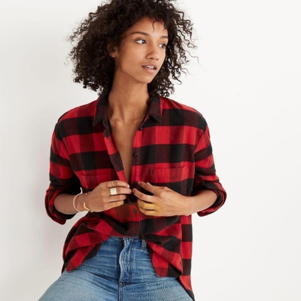 🌤️Madewell Red Flannel